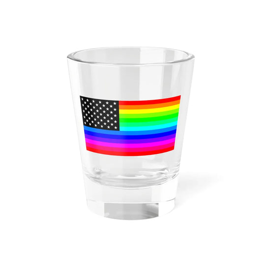 RainbowAmerica12 (United States) Shot Glass 1.5oz 1.5oz - Go Mug Yourself
