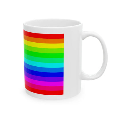 RainbowAmerica12 (United States) White Coffee Mug - Go Mug Yourself
