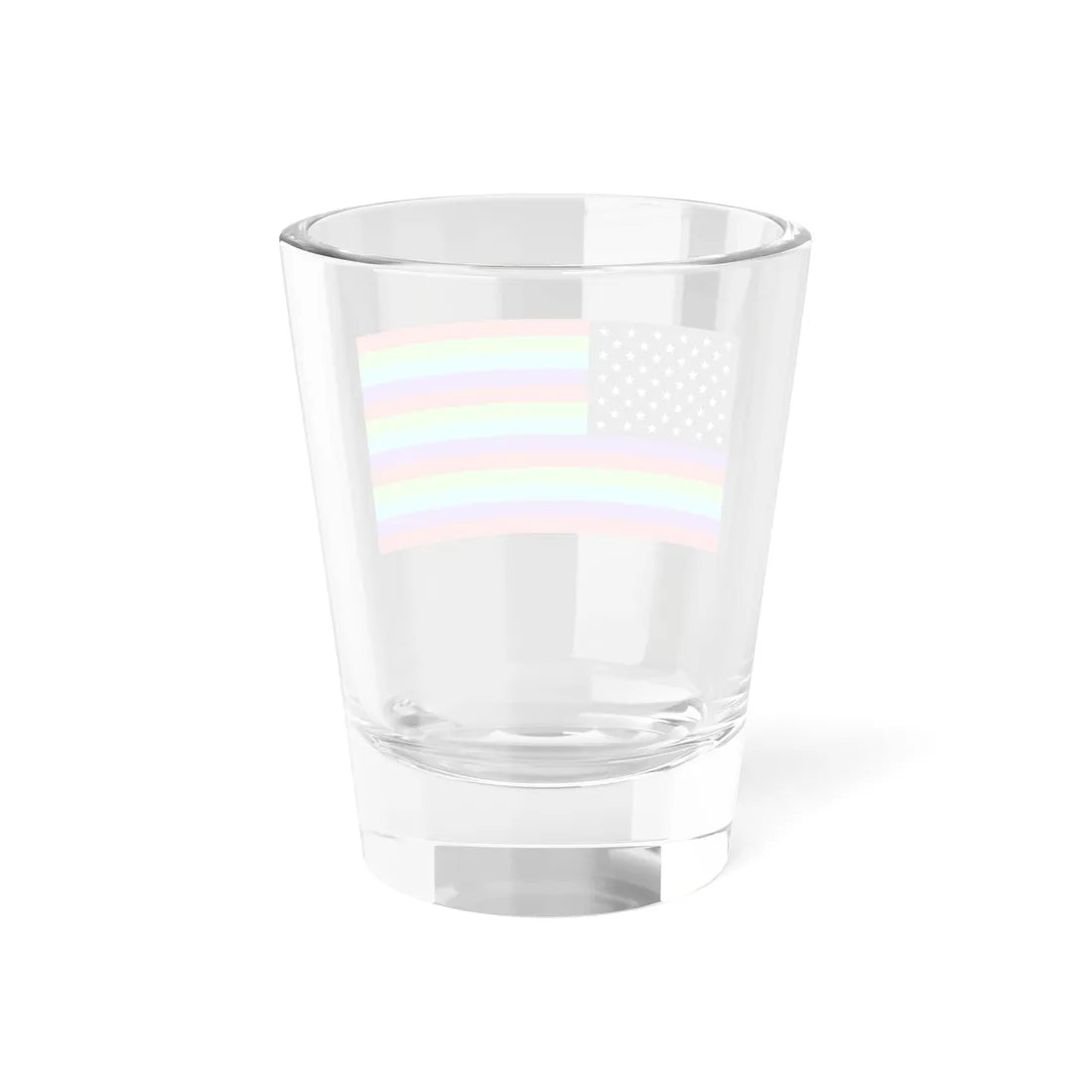 RainbowAmerica4 (United States) Shot Glass 1.5oz - Go Mug Yourself
