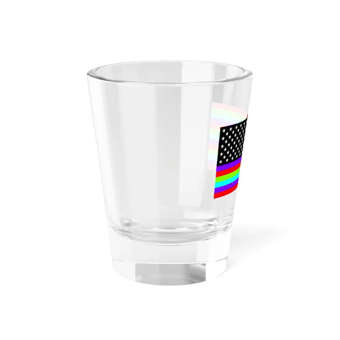 RainbowAmerica4 (United States) Shot Glass 1.5oz - Go Mug Yourself