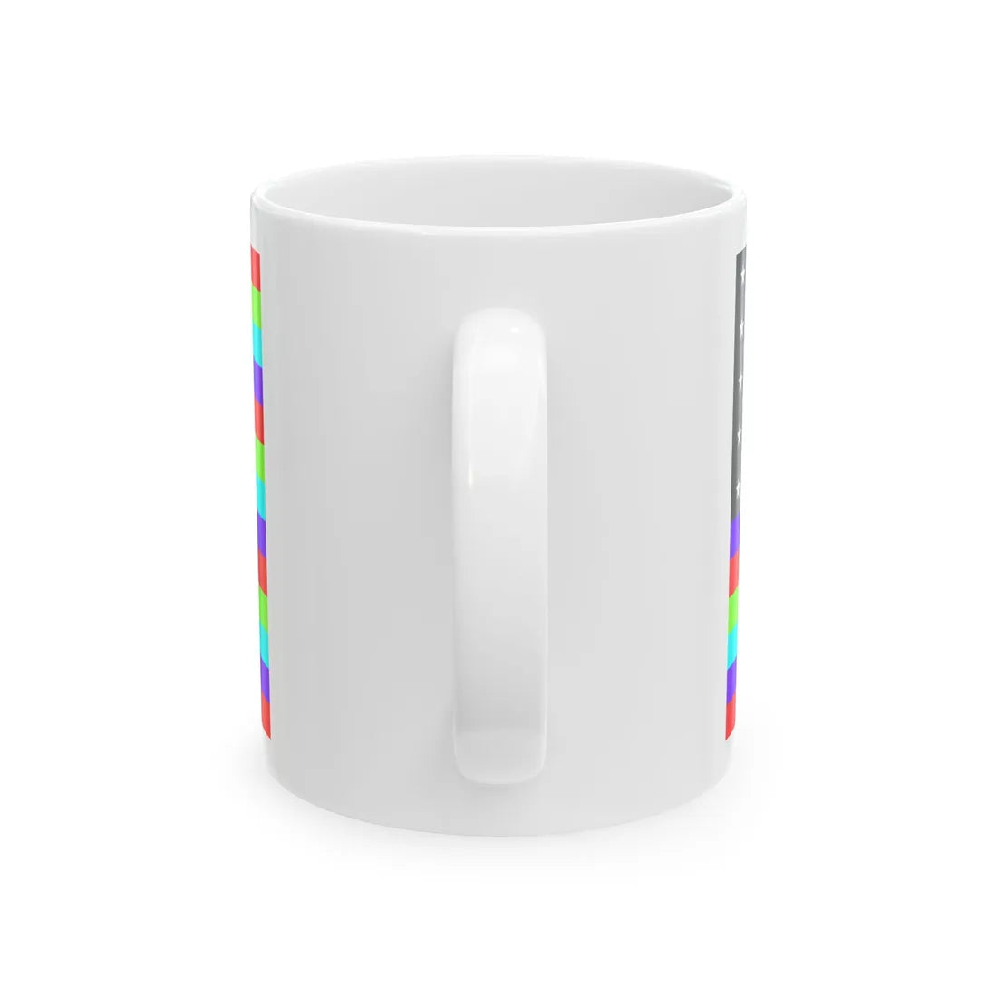 RainbowAmerica4 (United States) White Coffee Mug - Go Mug Yourself