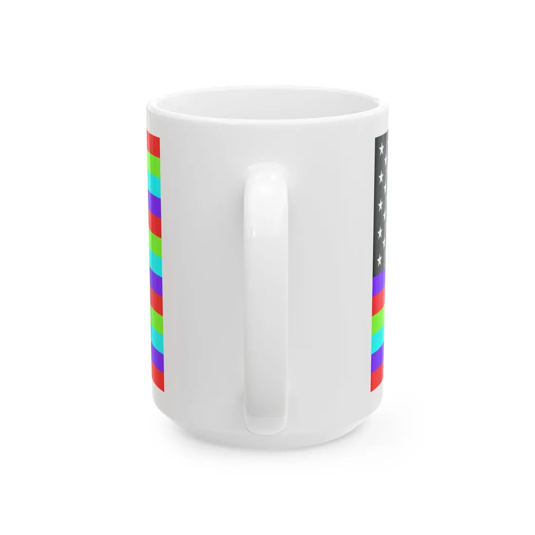 RainbowAmerica4 (United States) White Coffee Mug - Go Mug Yourself