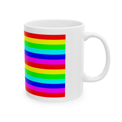 RainbowAmerica6 (United States) White Coffee Mug - Go Mug Yourself