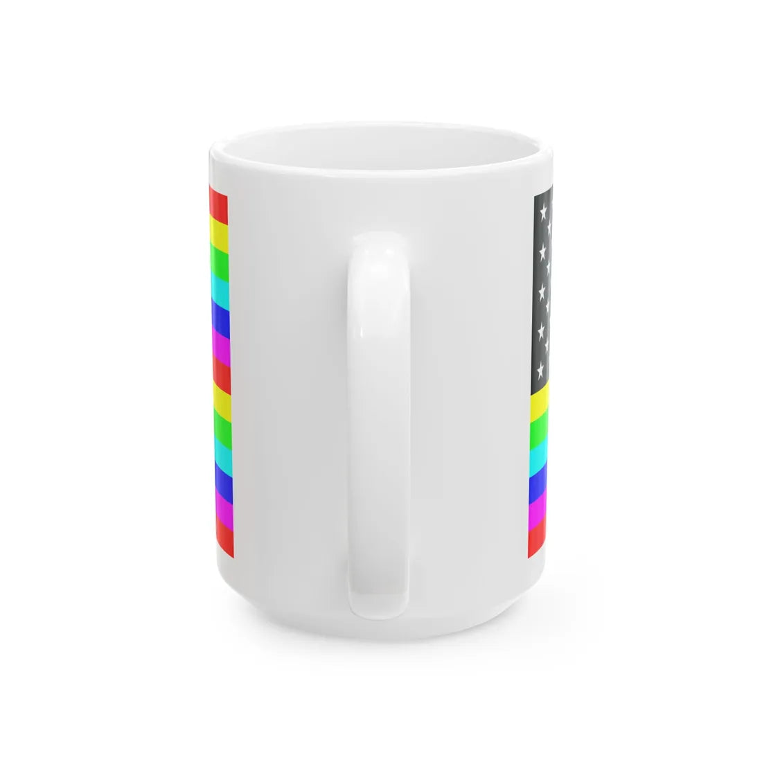 RainbowAmerica6 (United States) White Coffee Mug - Go Mug Yourself