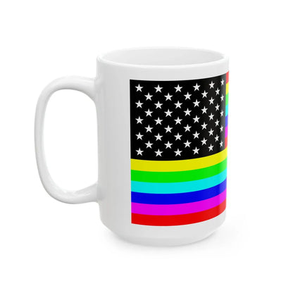 RainbowAmerica6 (United States) White Coffee Mug - Go Mug Yourself