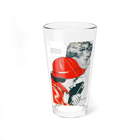Rainy, with tears, Woman's Day, March 1958 (Magazine Illustration) Pint Glass 16oz 16oz - Go Mug Yourself
