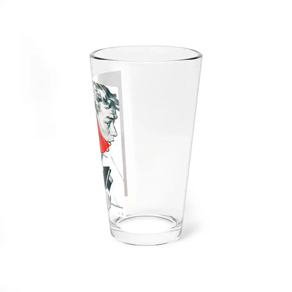 Rainy, with tears, Woman's Day, March 1958 (Magazine Illustration) Pint Glass 16oz - Go Mug Yourself