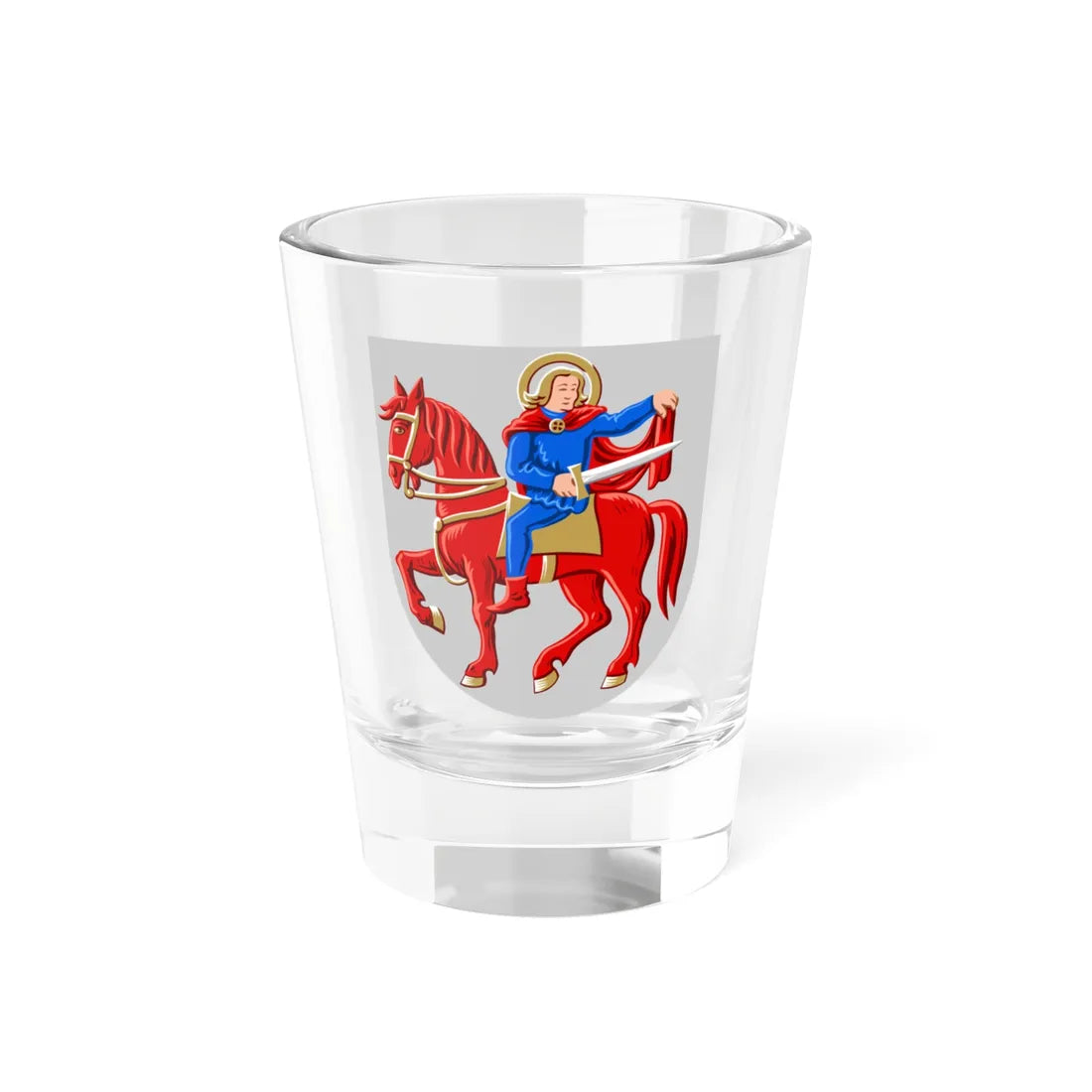 Raisio.vaakuna (Finland) (Coat of Arms) Shot Glass 1.5oz 1.5oz - Go Mug Yourself