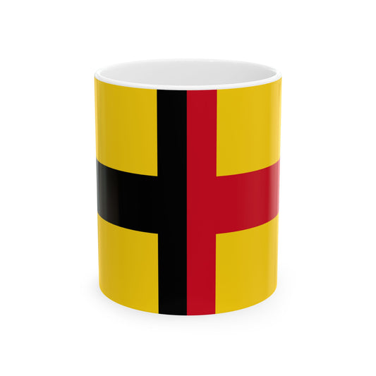 Raj of Sarawak 1848 Merchant flag 1870 (Malaysia) White Coffee Mug-11oz-Go Mug Yourself