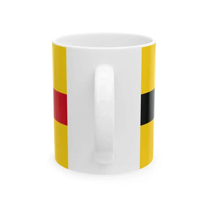 Raj of Sarawak 1848 Merchant flag 1870 (Malaysia) White Coffee Mug - Go Mug Yourself