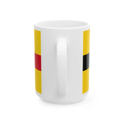 Raj of Sarawak 1848 Merchant flag 1870 (Malaysia) White Coffee Mug - Go Mug Yourself
