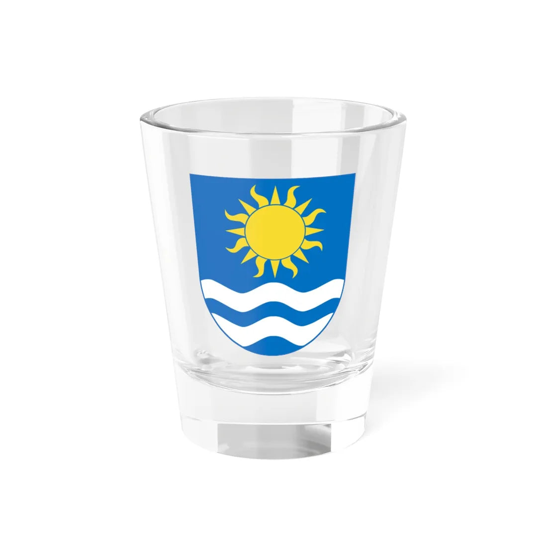 Rajecke Teplice Erb (Slovakia) (Coat of Arms) Shot Glass 1.5oz 1.5oz - Go Mug Yourself