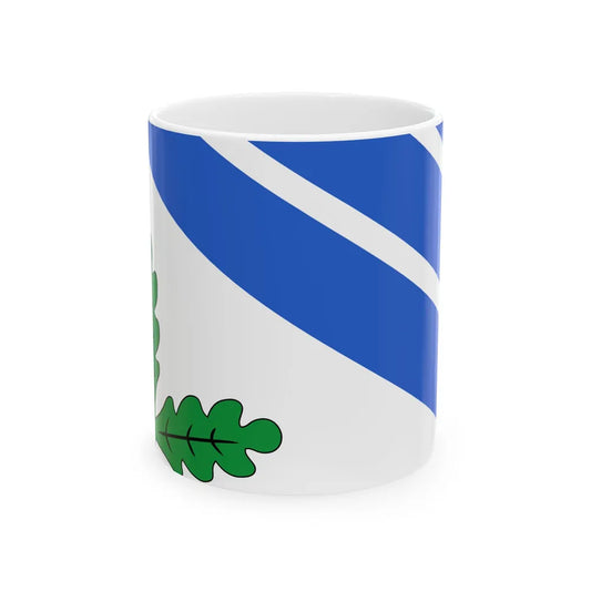 Rakvere valla lipp (Estonia) White Coffee Mug 11oz - Go Mug Yourself