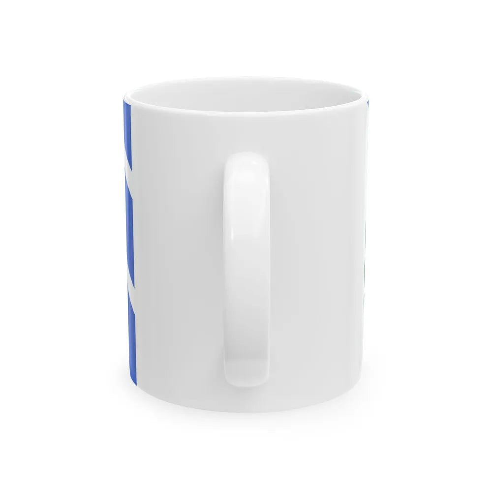 Rakvere valla lipp (Estonia) White Coffee Mug - Go Mug Yourself