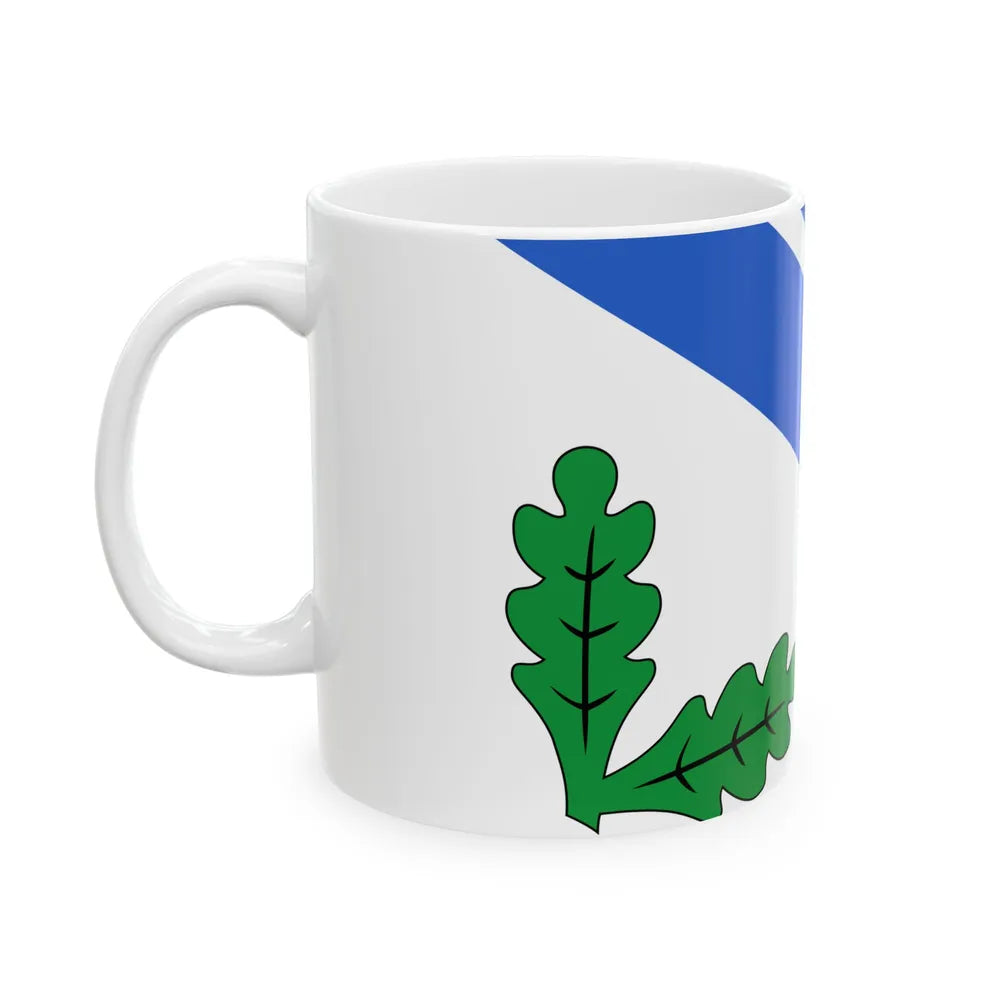 Rakvere valla lipp (Estonia) White Coffee Mug - Go Mug Yourself