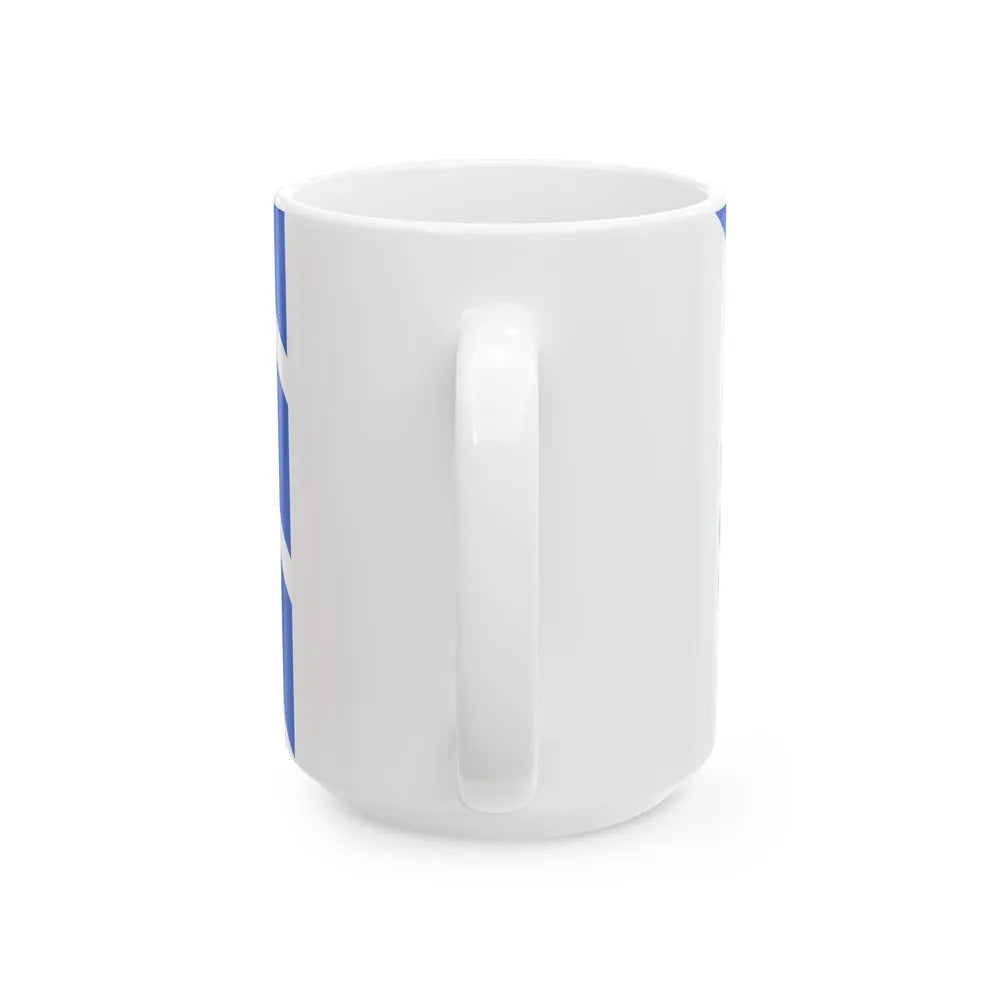 Rakvere valla lipp (Estonia) White Coffee Mug - Go Mug Yourself