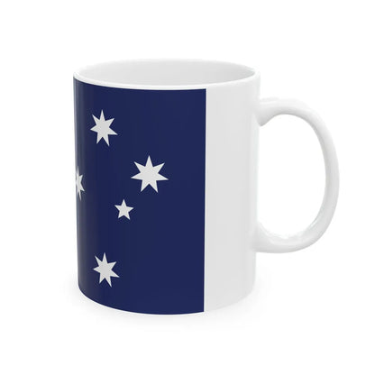 Ralph Kellys Proposal 1982 Australian Flag Proposal (Australia) White Coffee Mug - Go Mug Yourself