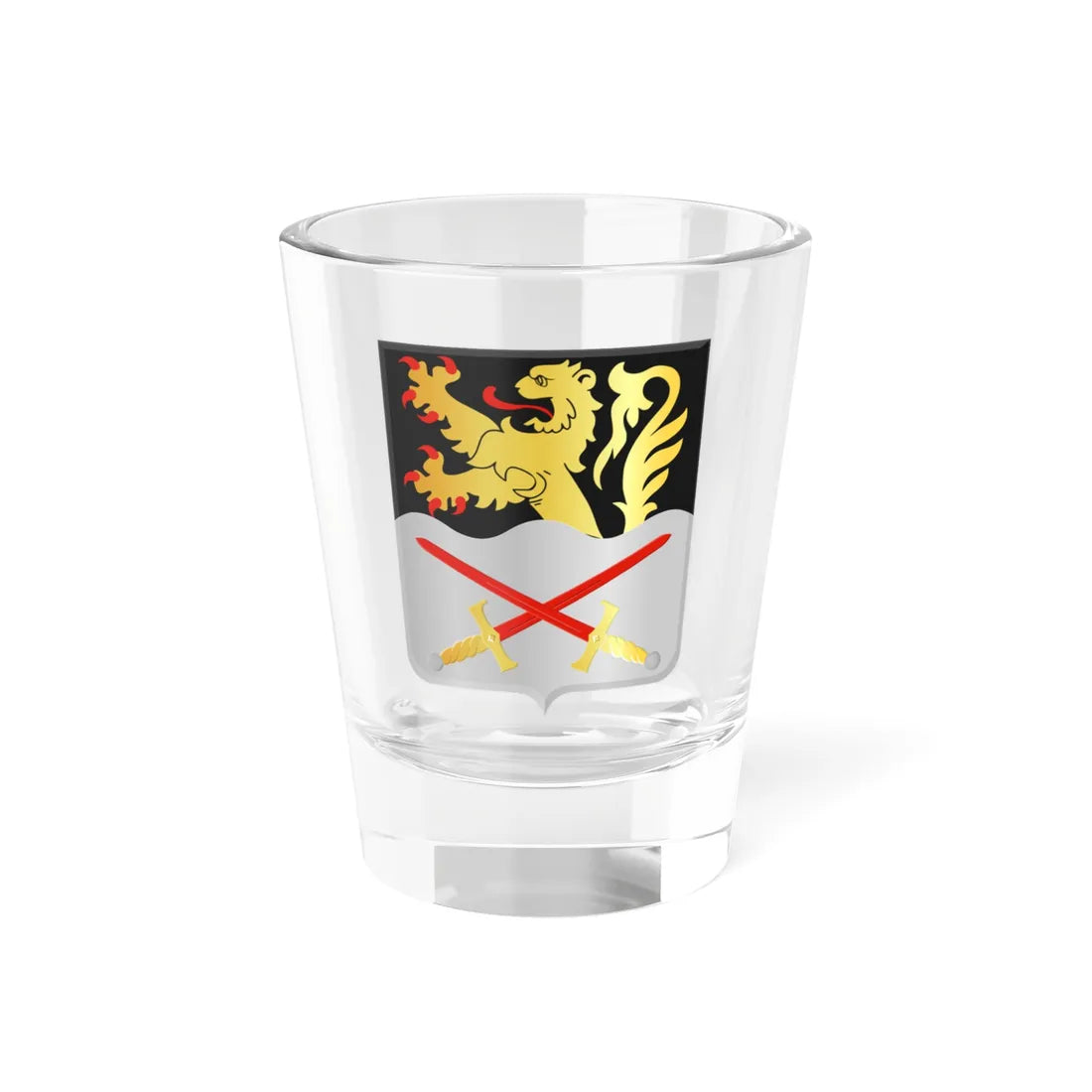 Ramillies wapen (Belgium) (Coat of Arms) Shot Glass 1.5oz - Go Mug Yourself