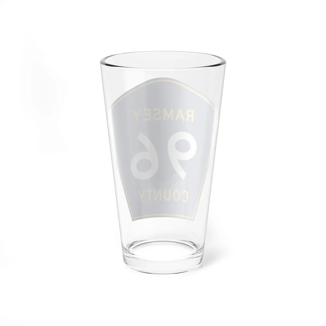 Ramsey County 96 MN (Minnesota) (Road Sign) Pint Glass 16oz - Go Mug Yourself