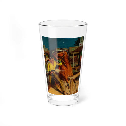 Range Rider Western, pulp and paperback cover, February 1945 - Pint Glass 16oz-16oz-Go Mug Yourself