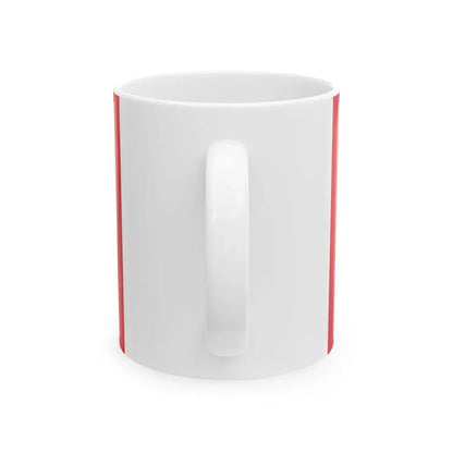 Rank flag for the Chief of the Joint Command Peru (Peru) White Coffee Mug - Go Mug Yourself