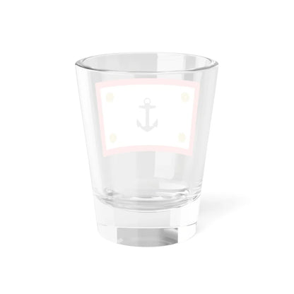 Rank flag for the Commander General of the Peruvian Navy (Peru) Shot Glass 1.5oz - Go Mug Yourself
