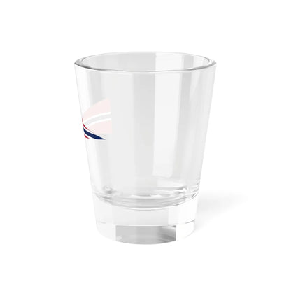 Rank Flag of a Norwegian Squadron Commander or Senior Officer (Norway) Shot Glass 1.5oz - Go Mug Yourself