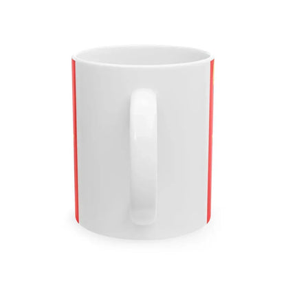 Rank flag of General for the Indonesian Army (Indonesia) White Coffee Mug - Go Mug Yourself