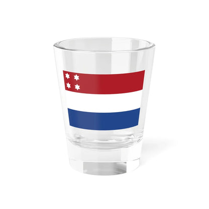 Rank flag of Lieutenant admiral for the Royal Netherlands Navy (Netherlands) Shot Glass 1.5oz 1.5oz - Go Mug Yourself