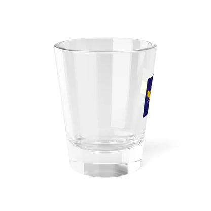 Rank flag of Major-brigadeiro of Brazilian Air Force (Brazil) Shot Glass 1.5oz - Go Mug Yourself