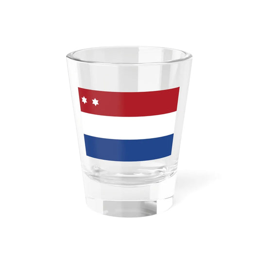 Rank flag of Schout-bij-nacht for the Royal Netherlands Navy (Netherlands) Shot Glass 1.5oz 1.5oz - Go Mug Yourself