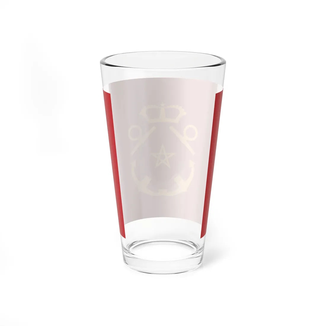Rank flag of the Royal Moroccan Navy - Inspector of the Navy (Morocco) Pint Glass 16oz - Go Mug Yourself