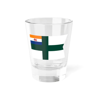Rank flag of the South African Navy - Chief of the Navy 1952-1959 (South Africa) Shot Glass 1.5oz 1.5oz - Go Mug Yourself