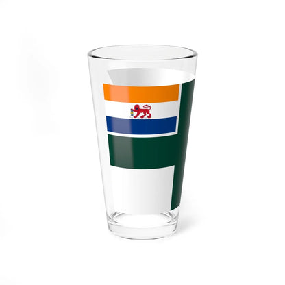 Rank flag of the South African Navy - Chief of the Navy 1959-1972 (South Africa) Pint Glass 16oz - Go Mug Yourself