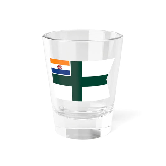 Rank flag of the South African Navy - Chief of the Navy 1959-1972 (South Africa) Shot Glass 1.5oz 1.5oz - Go Mug Yourself