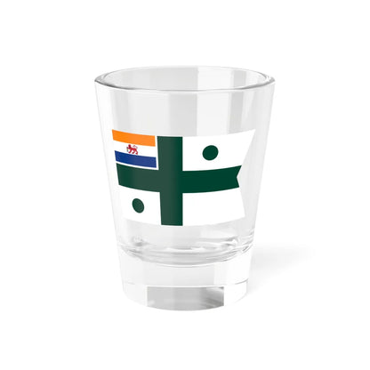 Rank flag of the South African Navy - Rear Admiral 1959-1972 (South Africa) Shot Glass 1.5oz 1.5oz - Go Mug Yourself