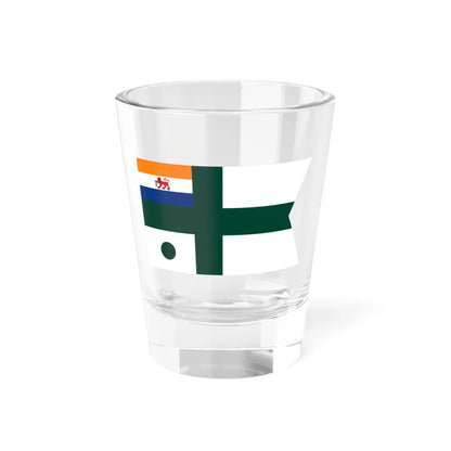 Rank flag of the South African Navy - Vice Admiral 1952-1959 (South Africa) Shot Glass 1.5oz - Go Mug Yourself