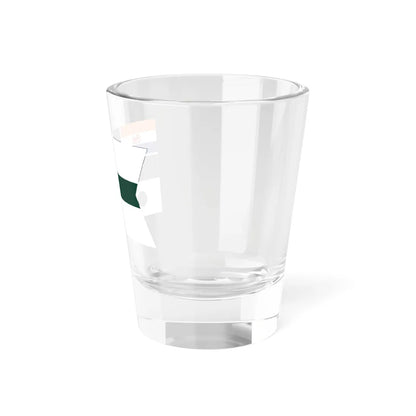 Rank flag of the South African Navy - Vice Admiral 1959-1972 (South Africa) Shot Glass 1.5oz - Go Mug Yourself