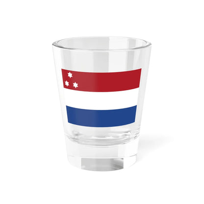 Rank flag of Vice admiral for the Royal Netherlands Navy (Netherlands) Shot Glass 1.5oz 1.5oz - Go Mug Yourself