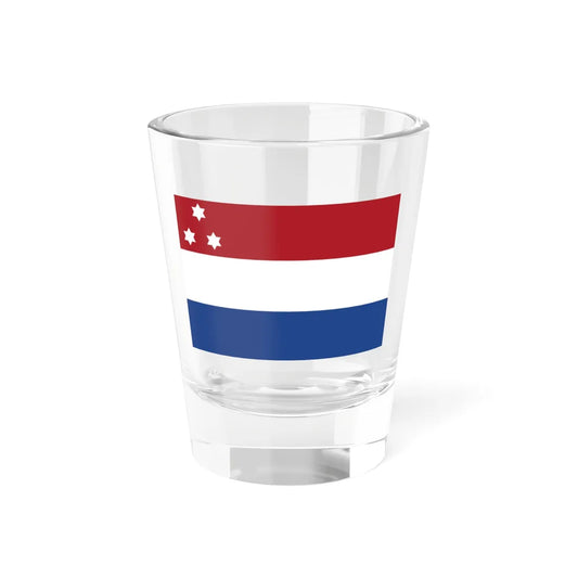 Rank flag of Vice admiral for the Royal Netherlands Navy (Netherlands) Shot Glass 1.5oz 1.5oz - Go Mug Yourself