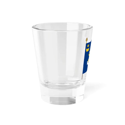 Rannikkoprikaatin lippu (Finland) Shot Glass 1.5oz - Go Mug Yourself