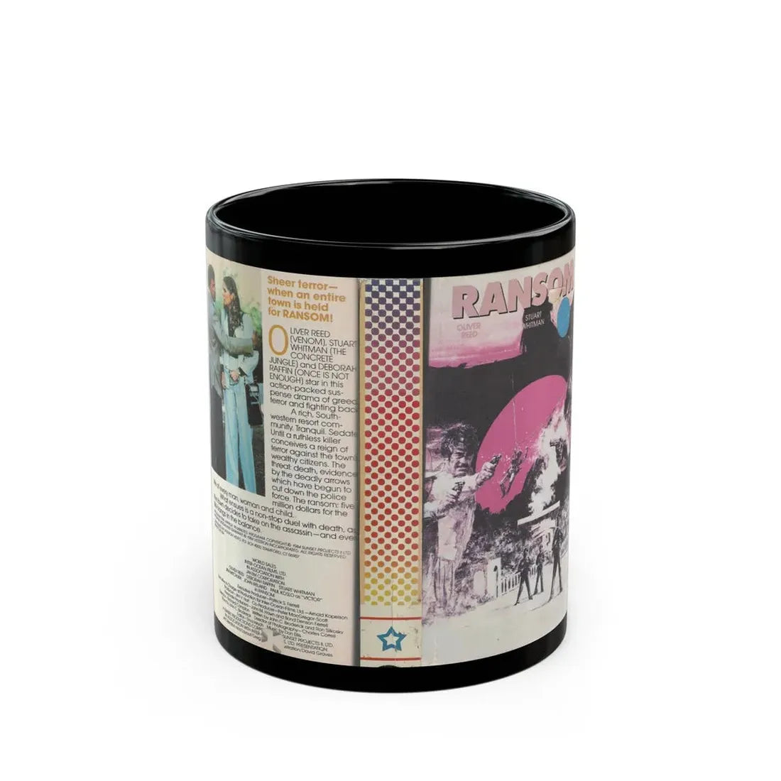 RANSOM (VHS COVER) - Black Coffee Mug 11oz - Go Mug Yourself