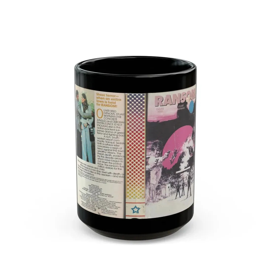 RANSOM (VHS COVER) - Black Coffee Mug 15oz - Go Mug Yourself