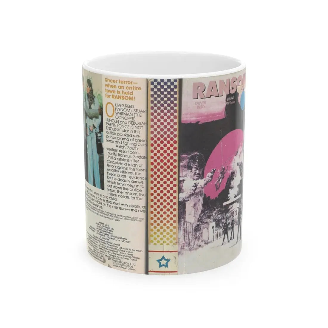 RANSOM (VHS COVER) - White Coffee Mug 11oz - Go Mug Yourself