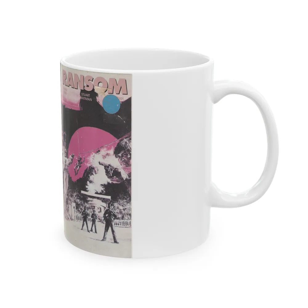 RANSOM (VHS COVER) - White Coffee Mug-Go Mug Yourself