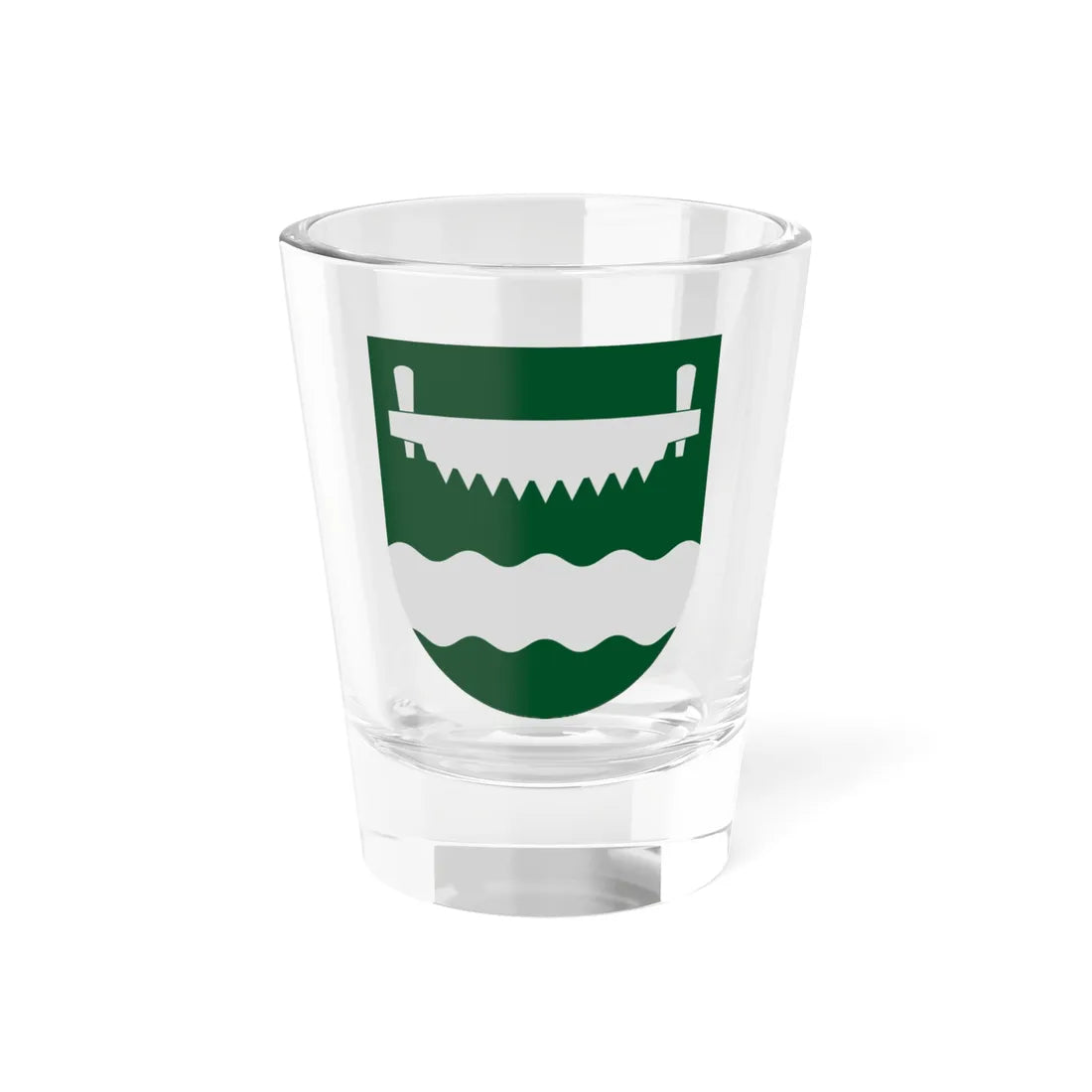 Ranua.vaakuna (Finland) (Coat of Arms) Shot Glass 1.5oz 1.5oz - Go Mug Yourself