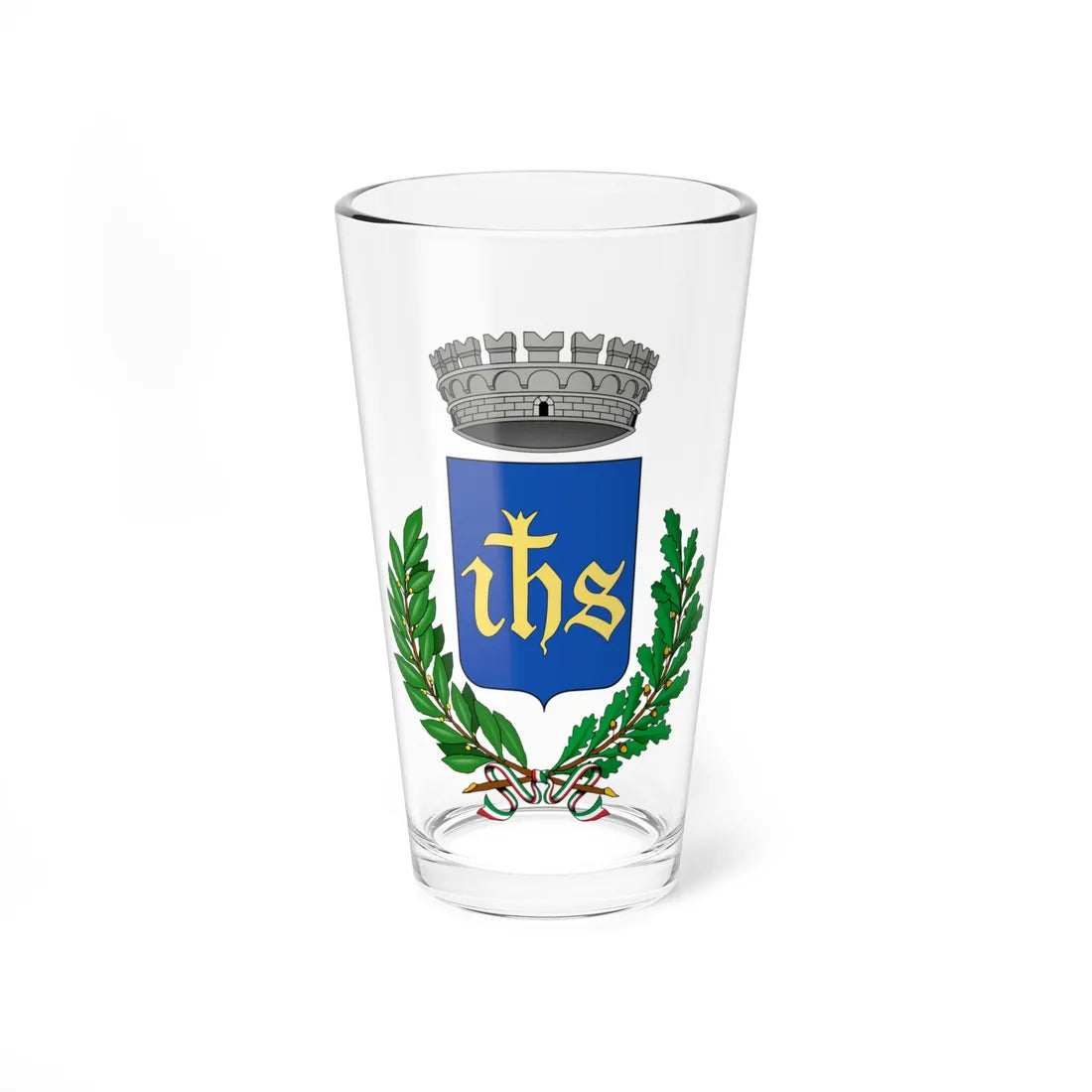Ranzo-Stemma (Italy) (Coat of Arms) Pint Glass 16oz 16oz - Go Mug Yourself