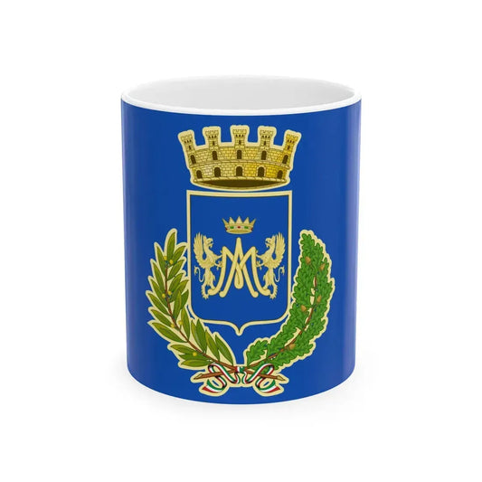 Rapallo-Bandiera-de facto (Italy) White Coffee Mug 11oz - Go Mug Yourself
