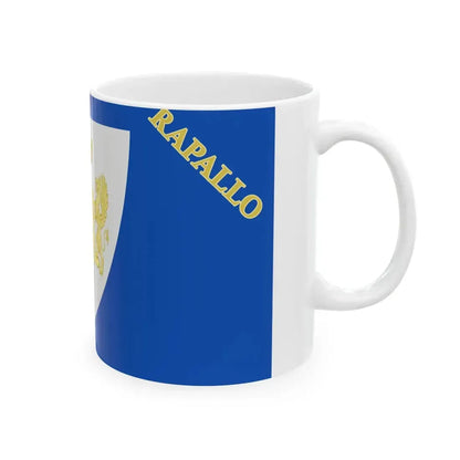Rapallo-Bandiera-de iure (Italy) White Coffee Mug - Go Mug Yourself