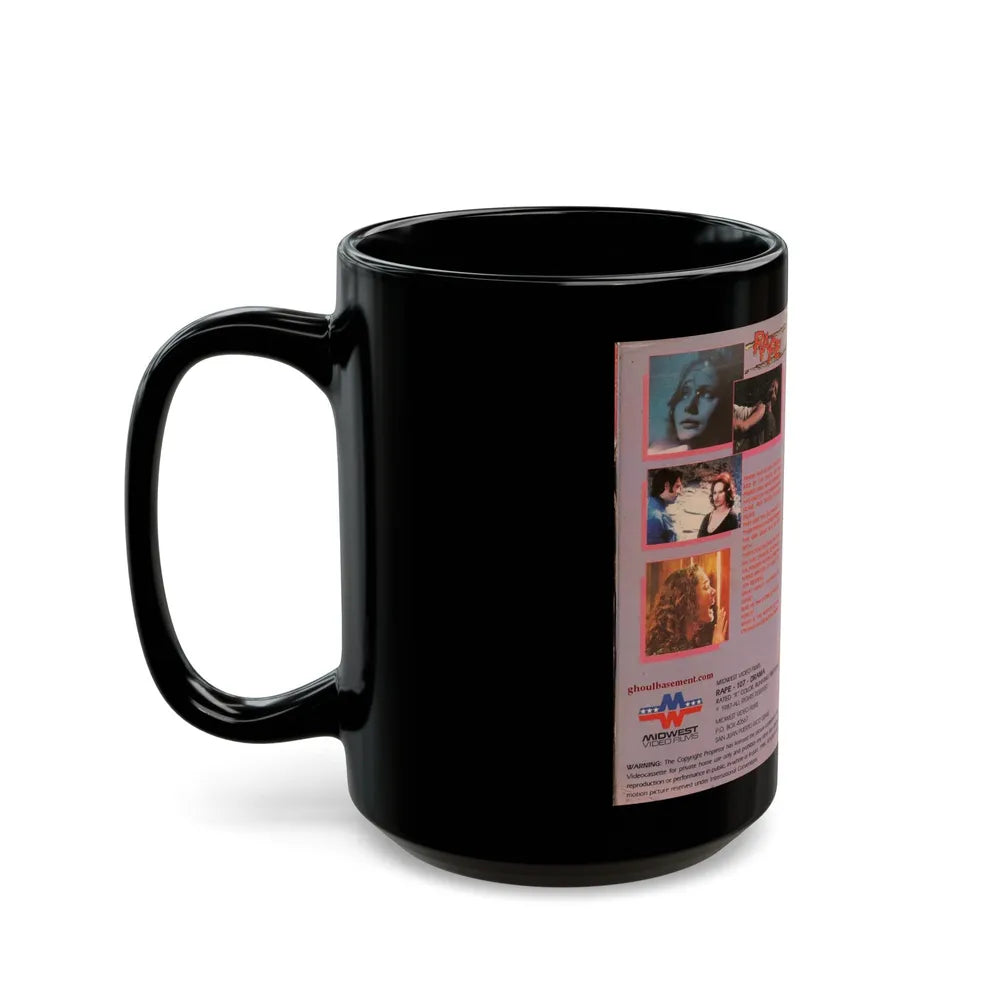 RAPE MIDWEST VIDEO FILMS (VHS COVER) - Black Coffee Mug-Go Mug Yourself